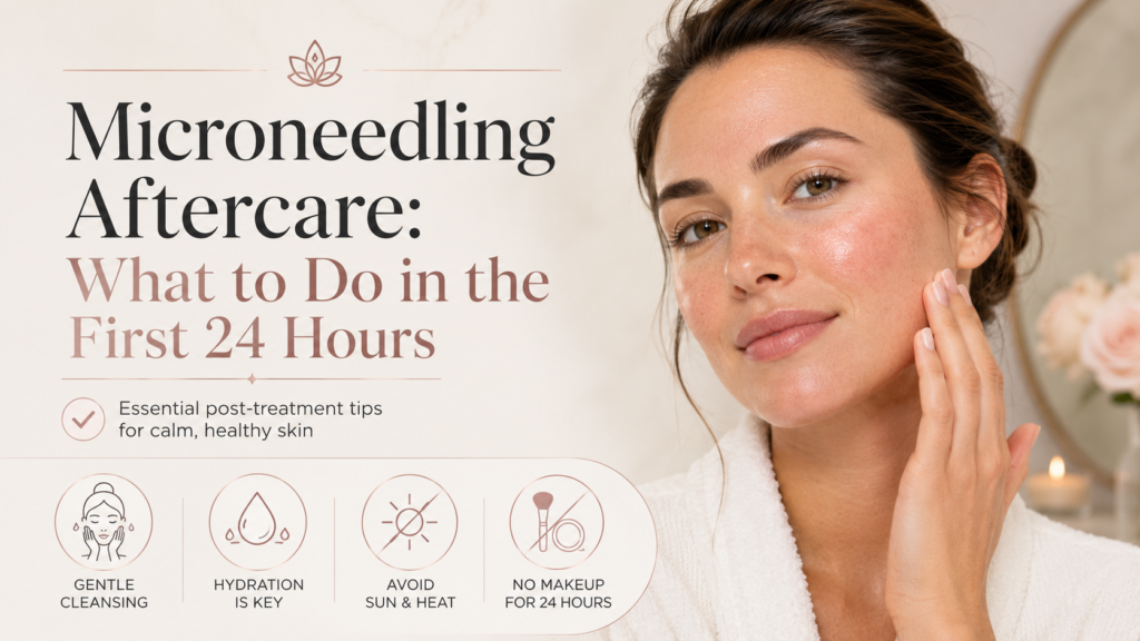 Microneedling Aftercare: What to Do in the First 24 Hours
