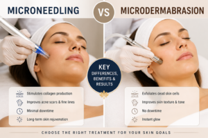 Microneedling vs Microdermabrasion