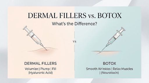 Dermal Fillers vs Botox